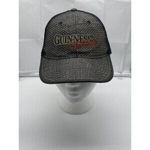 Guinness Beer Black Mesh Adjustable Adult Baseball Cap Hat Snap-back Bio-Domes